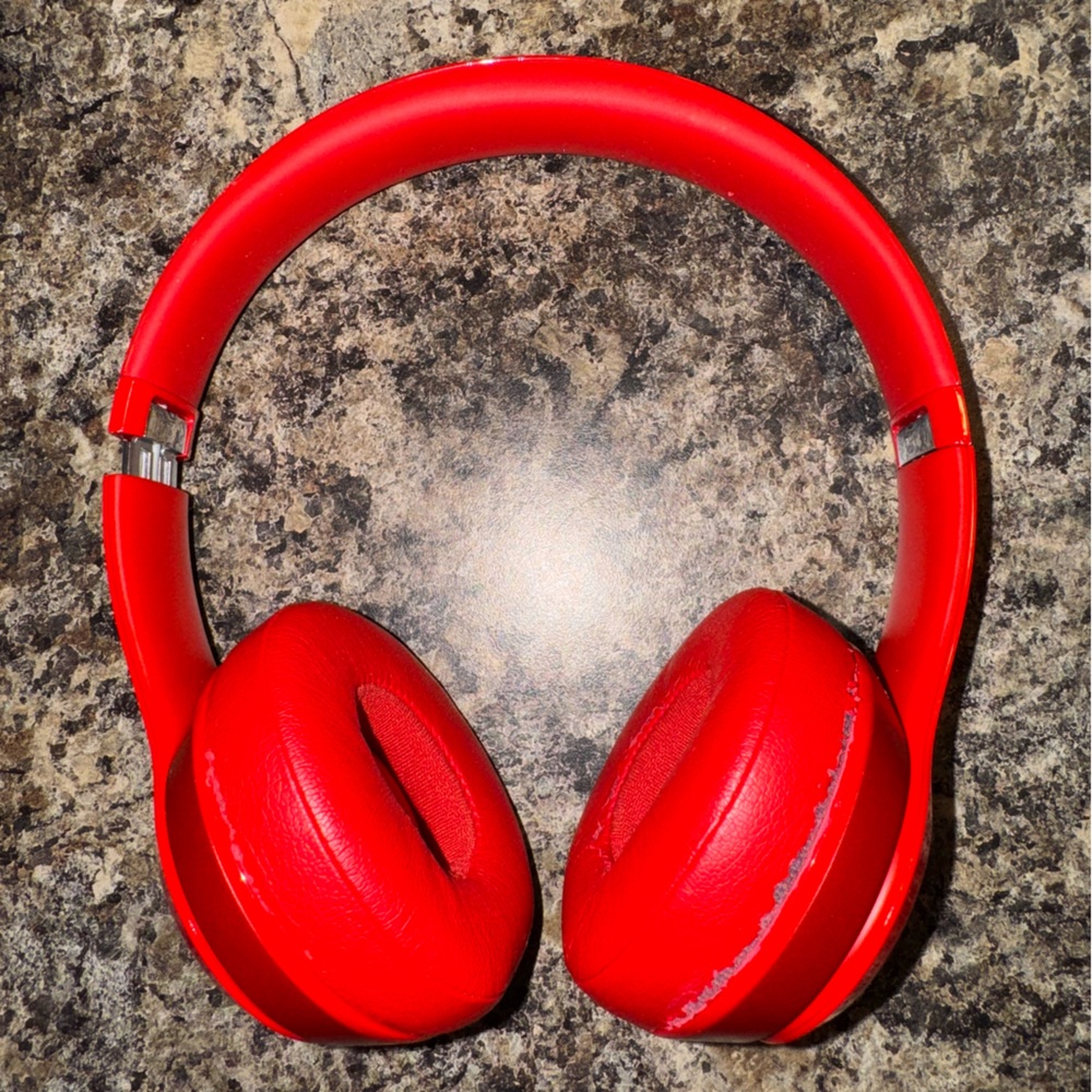 Beats by Dre Red Over-Ear Headphones